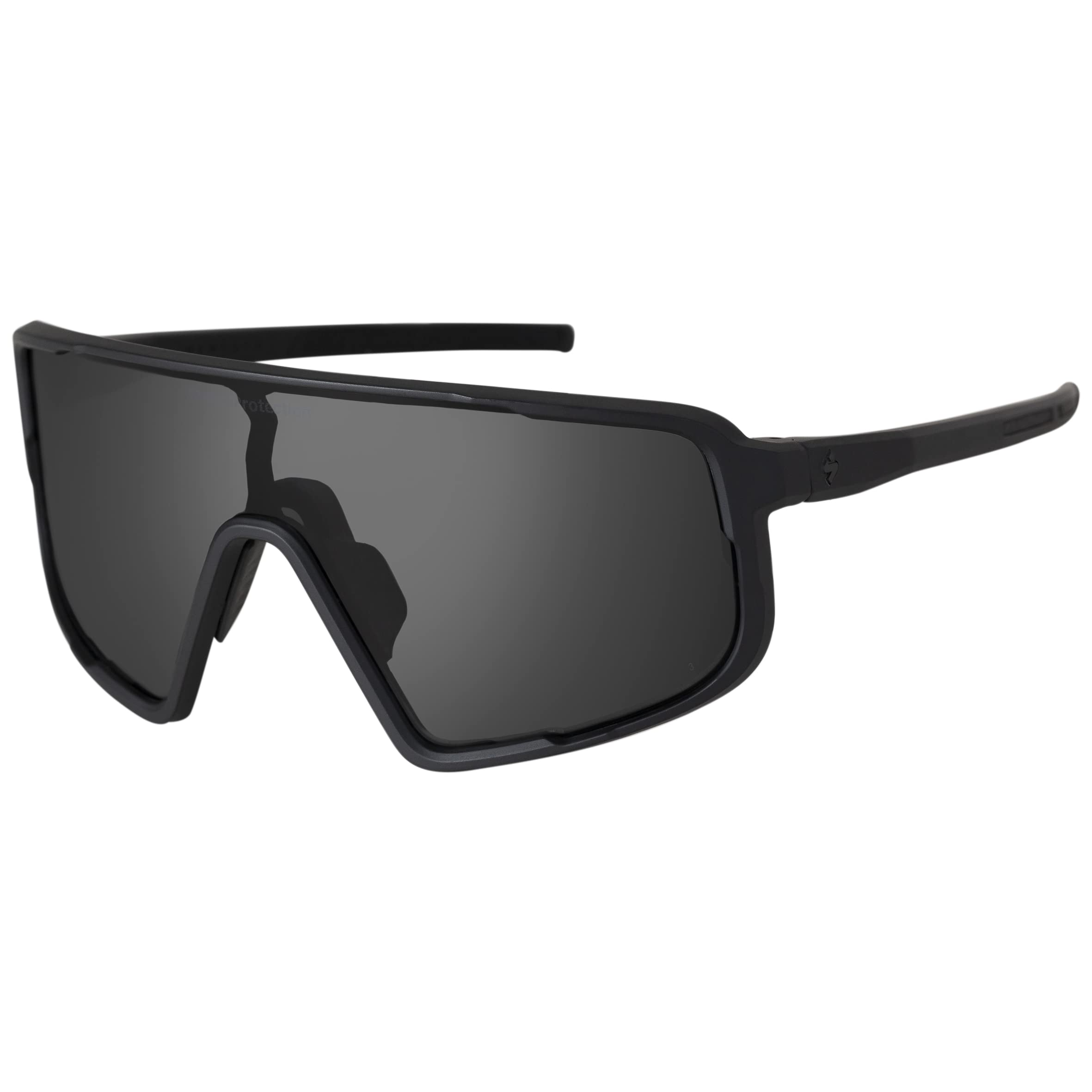 Sweet Protection Occhiali Sportivi Memento Polarized, Obsidian Black Polarized-Black