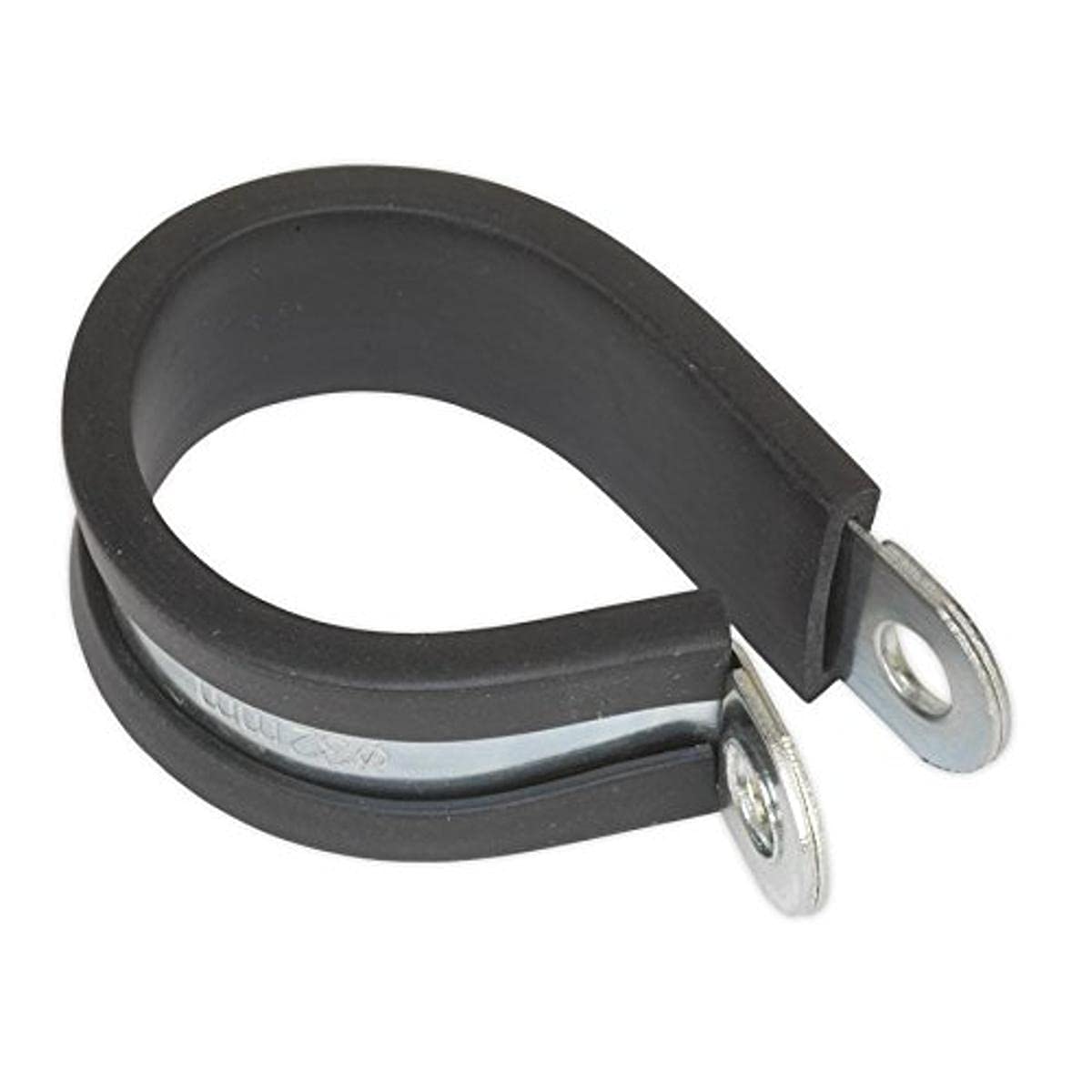 Sealey PCJ35 P-Clip Rubber Lined Ø35mm Pack of 25 - Zinc Plated DIN 3016