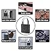 XFJSAK 2 Pack Small Padlock with 3Keys (keyed Alike)，Locker Lock 30mm, Lock with Key Padlock for Sheds, Storage Unit School Gym Locker, Toolbox, Gym Locker Padlocks, Keyed Padlocks(Black)