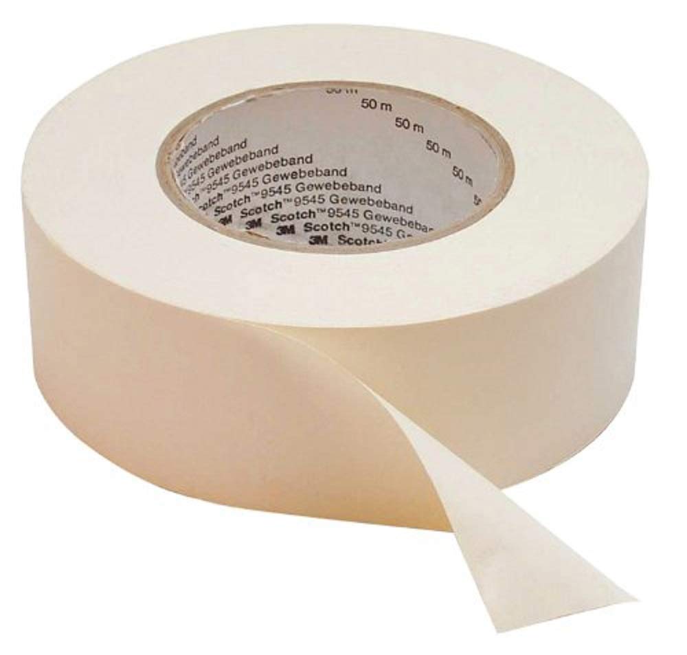 3M 389 Cinta Americana de Altas Prestaciones, Blanco, 25 mm x 50 m | 36 Unidades