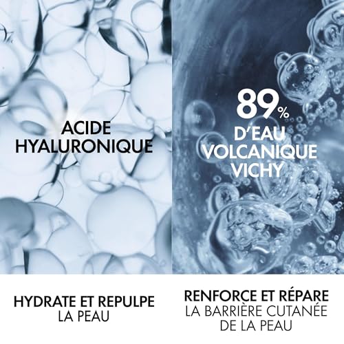 Vichy, Minéral 89, Sérum Booster Visage, Fortifie & Repulpe, Enrichi en Acide Hyaluronique & Eau Volcanique, Pour Tous Types de Peau, 50 ml