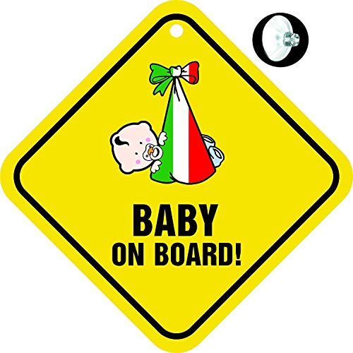 Image of Billy Bum Baby On Board Background Baby Journey Windows Sticker (Fly)