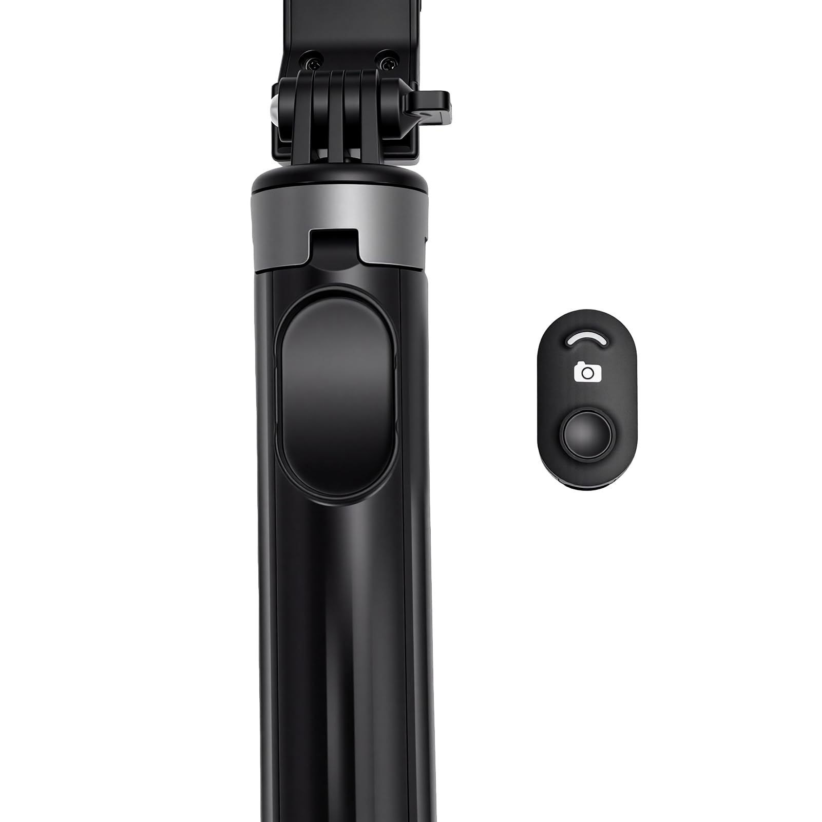 Denash Stabilizzatore per Smartphone con Luce di Riempimento, Altezza 101 | Design compatto, tecnologia anti-scuotimento, adatto per vlogging, compatibile con smartphone