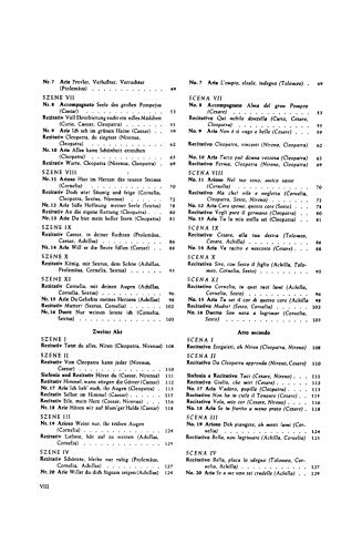 Julius Caesar: German, Italian Language Edition, Vocal Score (Kalmus Edition) (German Edition) - Image 4