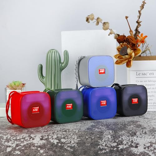 Image of MZ M405SP (Portable Bluetooth Speaker) Dynamic Thunder Sound, in Built RGB Light 5 W Bluetooth Speaker (Green, Stereo Channel)