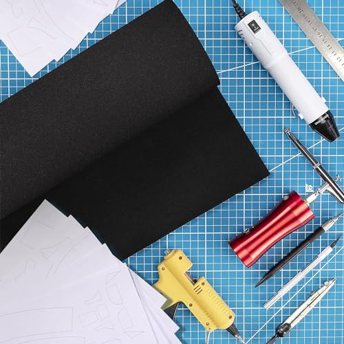 Image of Black Eva Foam Sheets roll, Premium eva Craft Foam 12mm Thick, 13.9 inch x 39 inch, High Density 86kg /m3 for Halloween Cosplay Costume, Crafts, DIY Projects by MEARCOOH