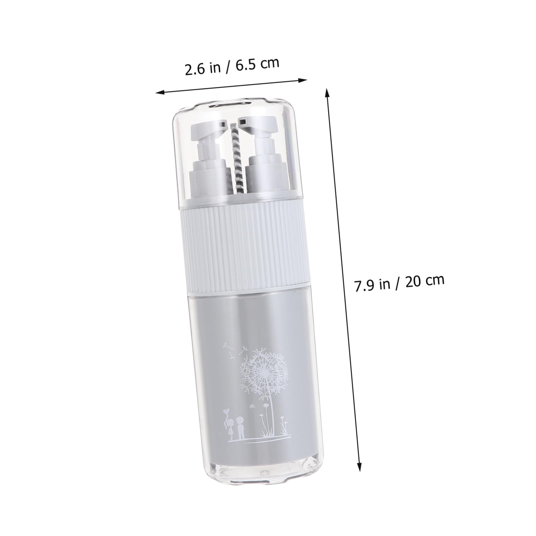 PACKOVE 2 Set Porta Spazzolino Portatile Con Tazza Risciacquo Dispenser Per Lozione Pratico Kit Viaggio Per Spazzolini Piccole Design Elegante Compatto 5 Pezzi*2