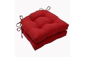 Pillow Perfect Reversible Chairpad 15x15 Outdoor Cushion