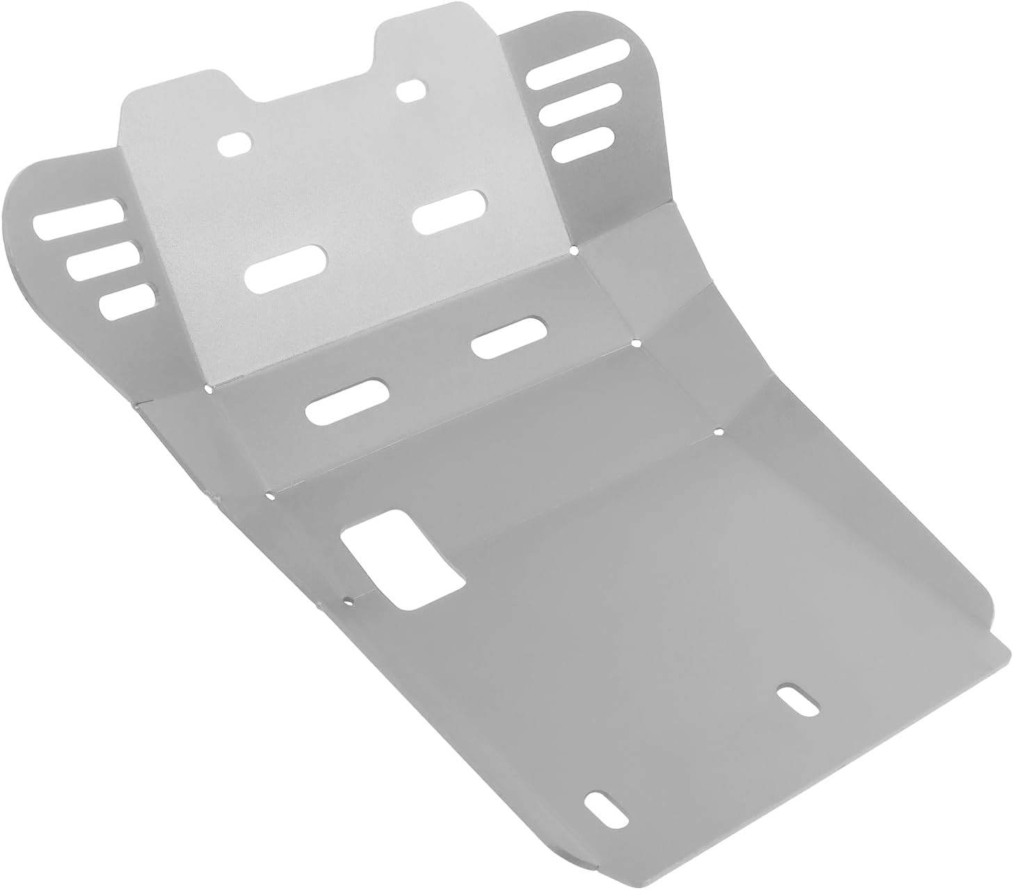 Motorcycle Skid Plate Replacement for Yamaha TW200 1987-2025 Under Engine Protection Aluminum Bash Plate(Silver)
