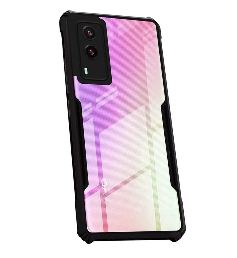 COBERTA Back Cover for Vivo V21e 5G Back Cover Case - Black Transparent (B0CGJK52KC) Amazon Price History, Amazon Price Tracker