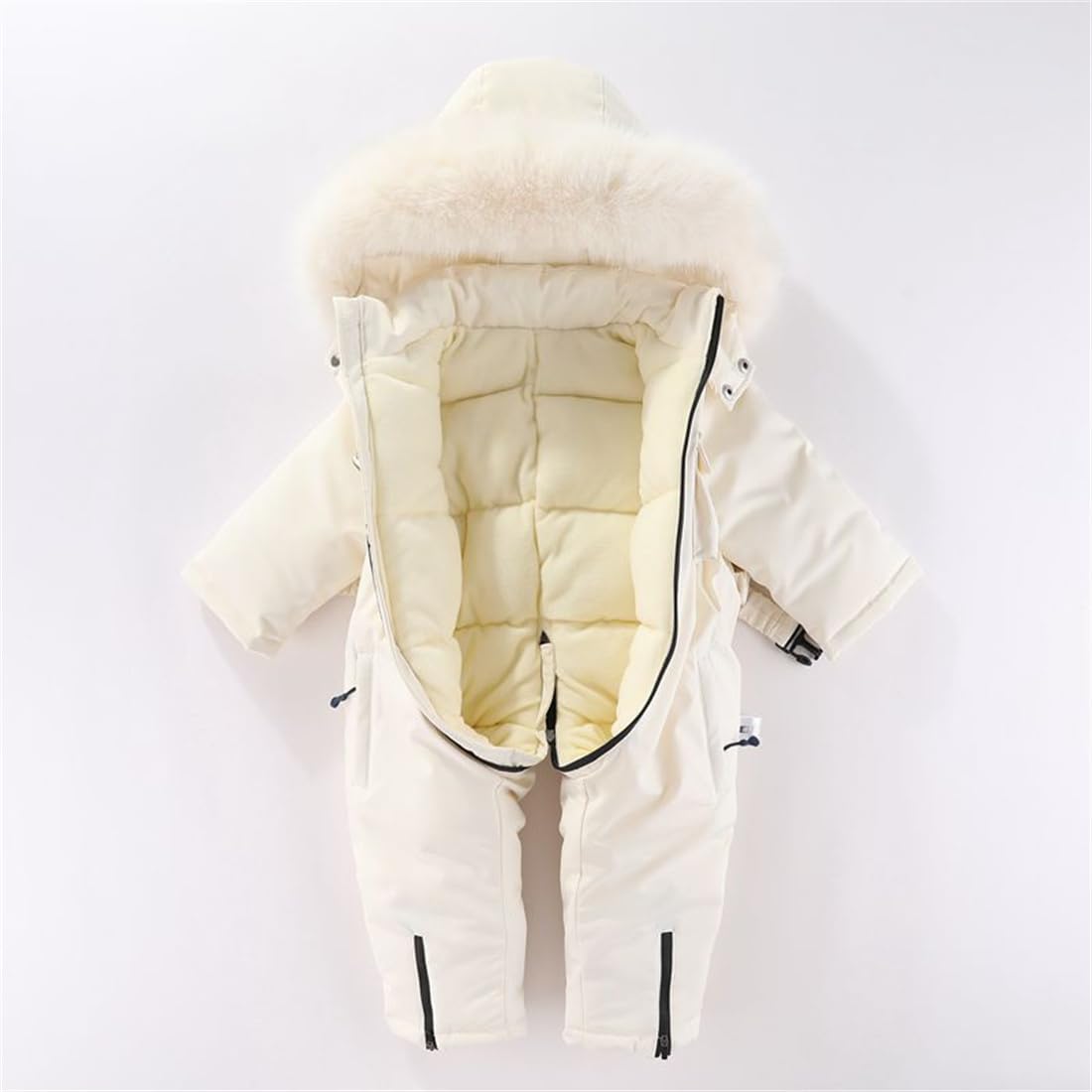 JELEUON Unisex Baby Clothes Winter Coats One-Piece Snowsuits Ski Suits Winter Windproof Romper Jackets Jumpsuits