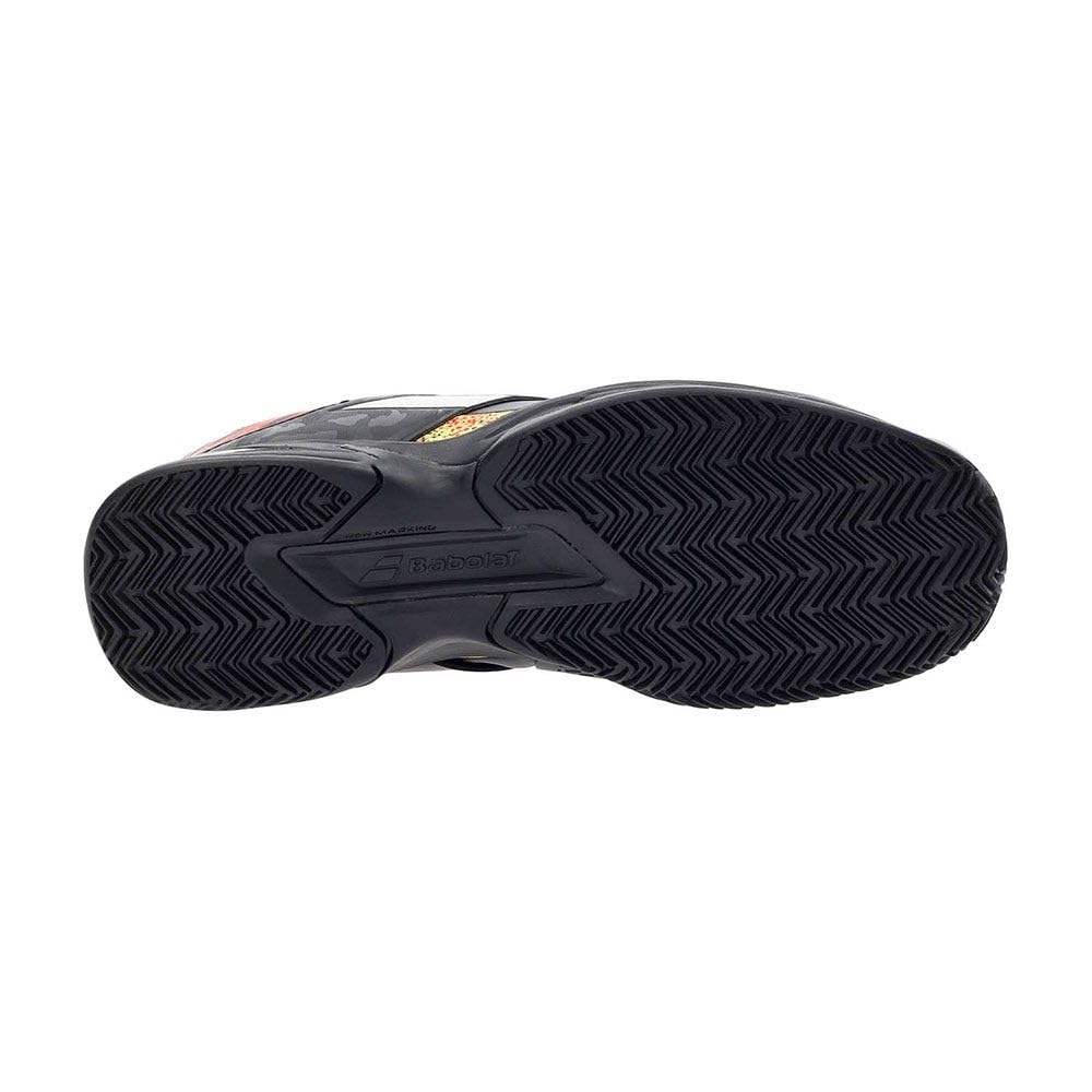 Babolat Bambini Propulse Clay Scarpe da Tennis Scarpa per Terra Rossa Blu Scuro - Multicolore
