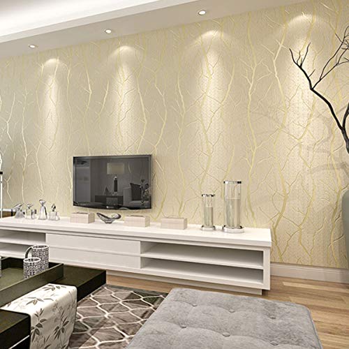 A-Wall Stickers WCF Papel Tapiz, Sala de Estar de un Dormitorio en 3D, espesados, Fondos de Pantalla, Papel Tapiz Moderno, no Tejido, de Gamuza Moderna Pegatinas de Pared-9.28 (Color : 1)