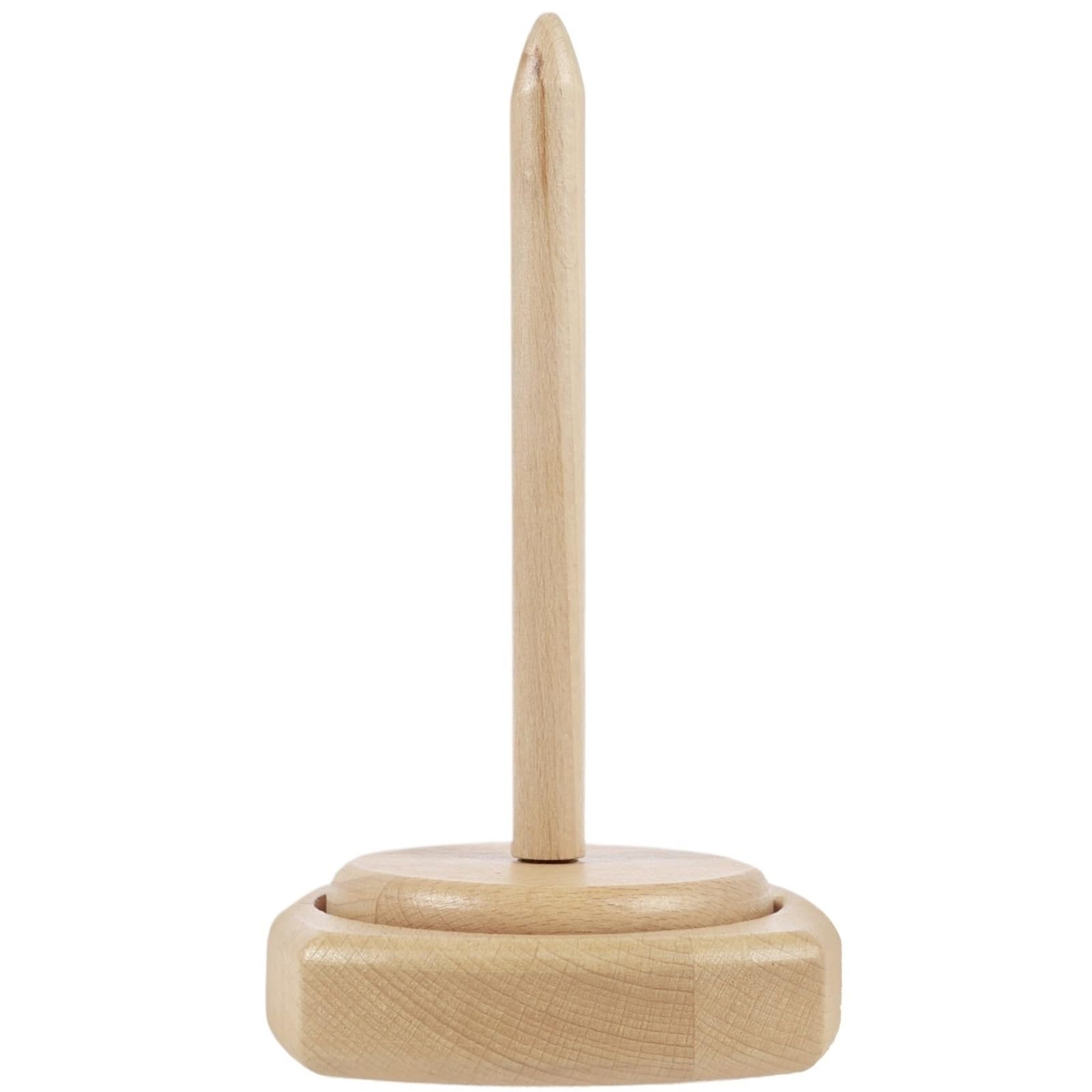Soporte giratorio de madera for hilo, soporte enrollador bolas, herramientas tejer giratorias, organizador, suministros costura, accesorios ganchillo para Hilo de Lana