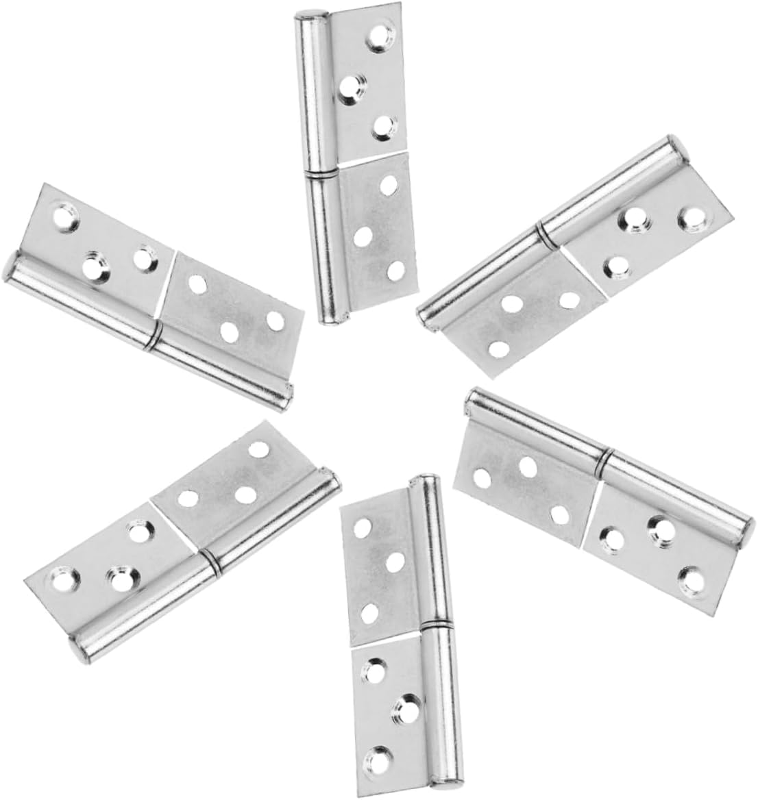Tofficu 24pcs Hinges Heavy Duty Detachable Flag Hinges for Doors and Easy to Install for Use