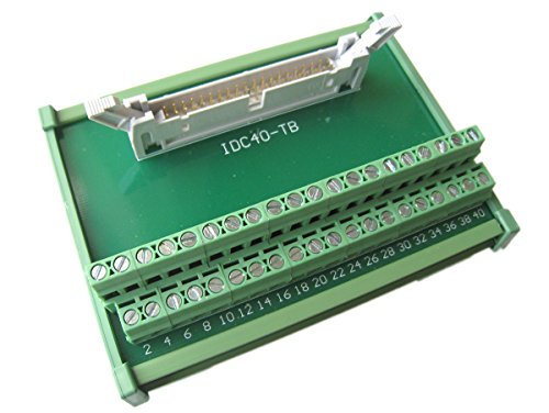 Panneau de dérivation IDC40 40 broches module bornier à vis rail DIN