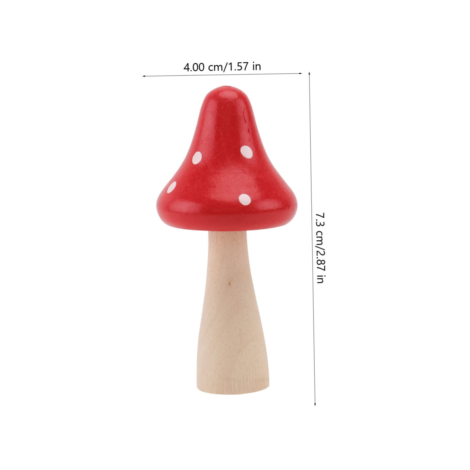 Mipcase 30 Pièces Grand en Bois Ornement Bonsaï Figurines Miniatures Bonsaï Décoration Miniature Décoration De Mini Bonsaï Micro Paysage Décor Mini- Rouge
