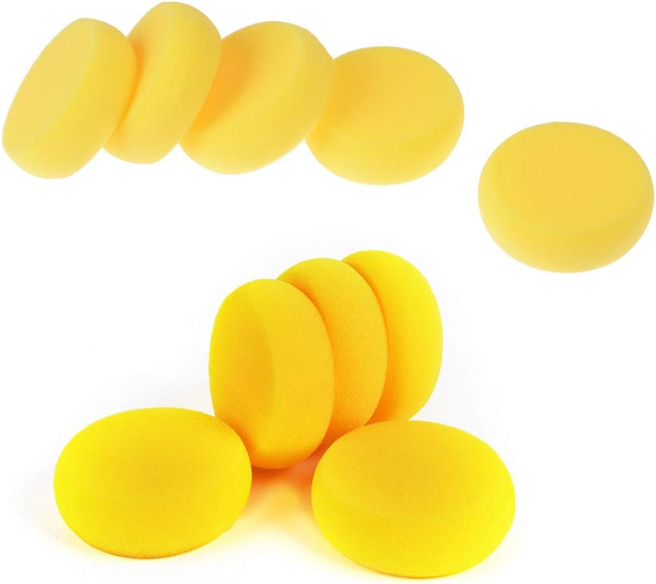 Ziitai Pack of 25 Round Synthetic Silk Sponges - 2.75" Inch Round, Best Quality Craft Sponges - Ideal for Painting, Face Painting, Crafts, Pottery, Clay, Watercolors