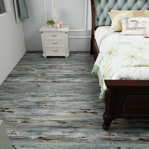 Wood Grain 36" x 6" Peel and Stick Vinyl Flooring – Reduces Heel ...
