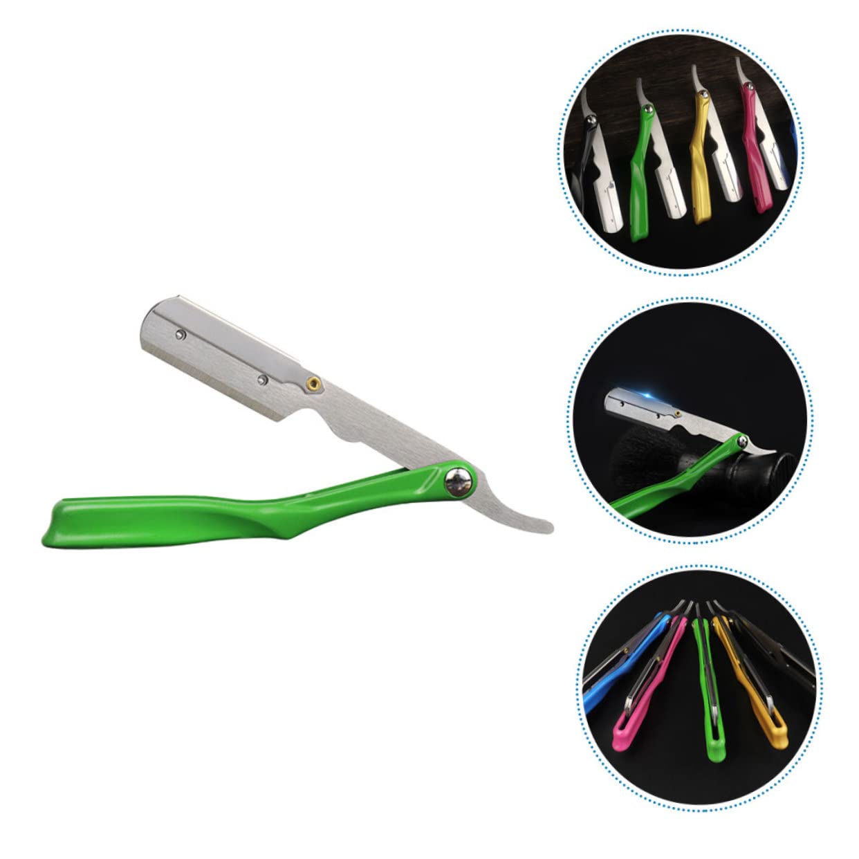 Didiseaon Blade Manual Shaving Holder for Men Professional Shaving Holder Compact Travel Raz