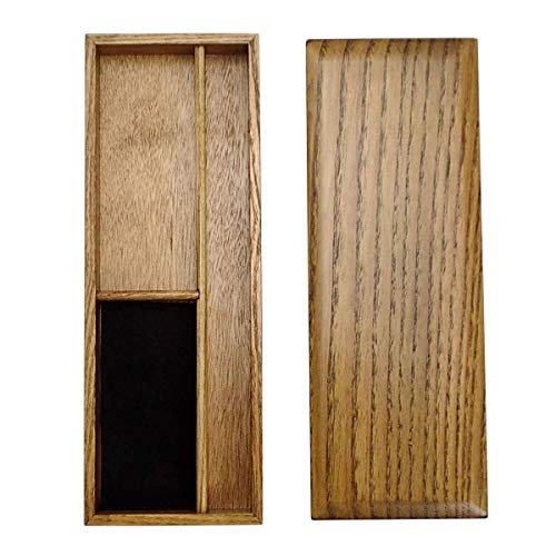 Amazon | 硯箱 携帯用 ウォルナット 三五度硯用 日本製 | 硯 | 文房具