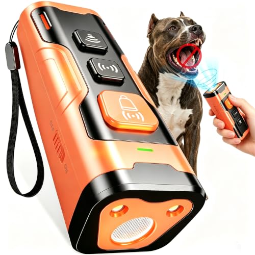 QVNNVQ Stop Dog Barking Fast & Safely, Ultrasonic Bark Deterrent for Indoor Outdoor Use, Anti...