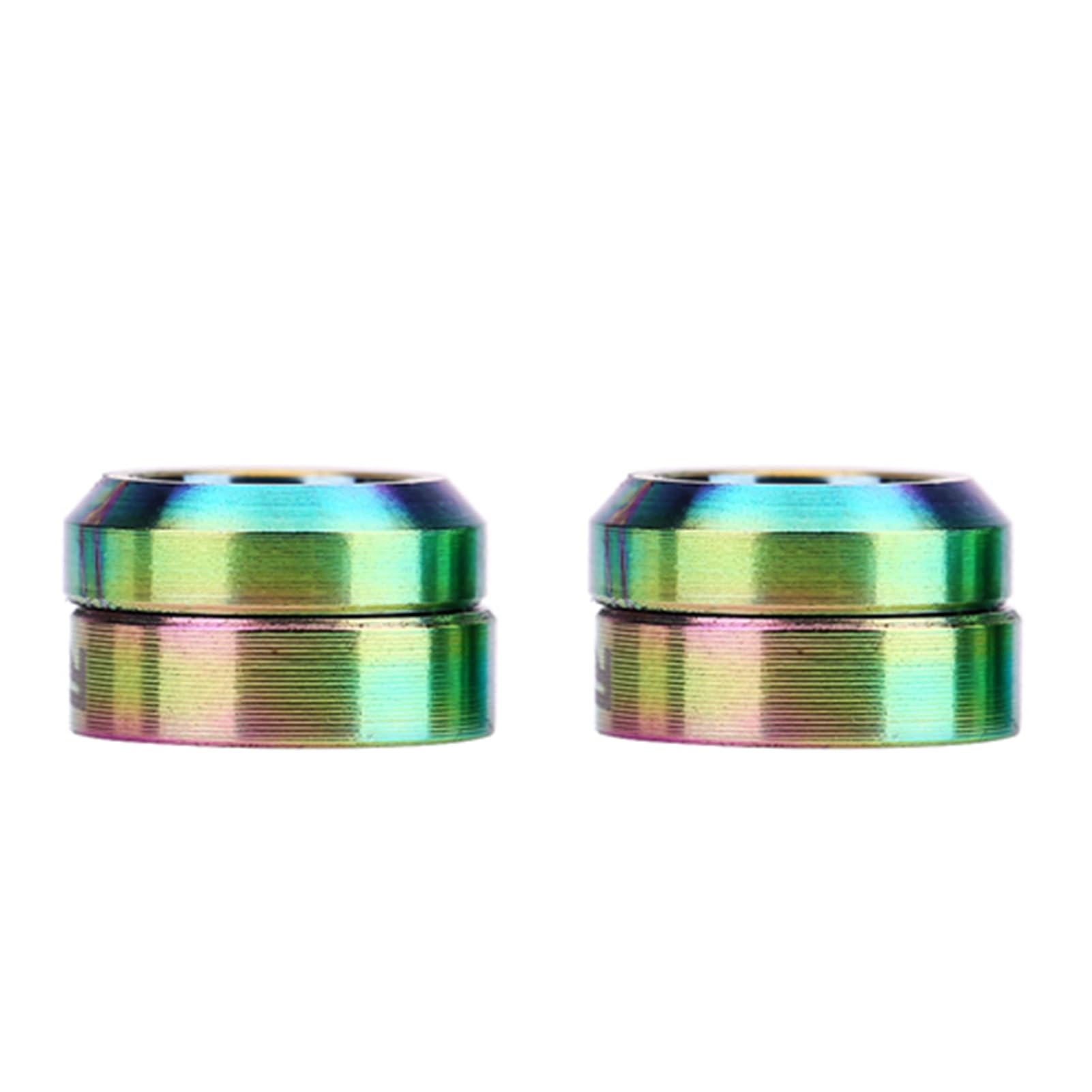 Zerone 4Pcs TC4 Brake Caliper Gasket Spacer, Mini Design, Solid Structure, Vacuum Nitride Coating, Concave Convex Design, Fits Brake Caliper Better, Great for Mountain