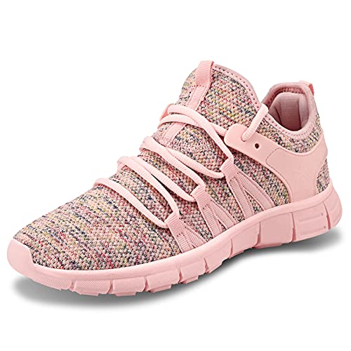 Image of INZCOU Running Shoes Lightweight Tennis Shoes Non Slip Gym Workout Shoes Breathable Mesh Walking Sneakers