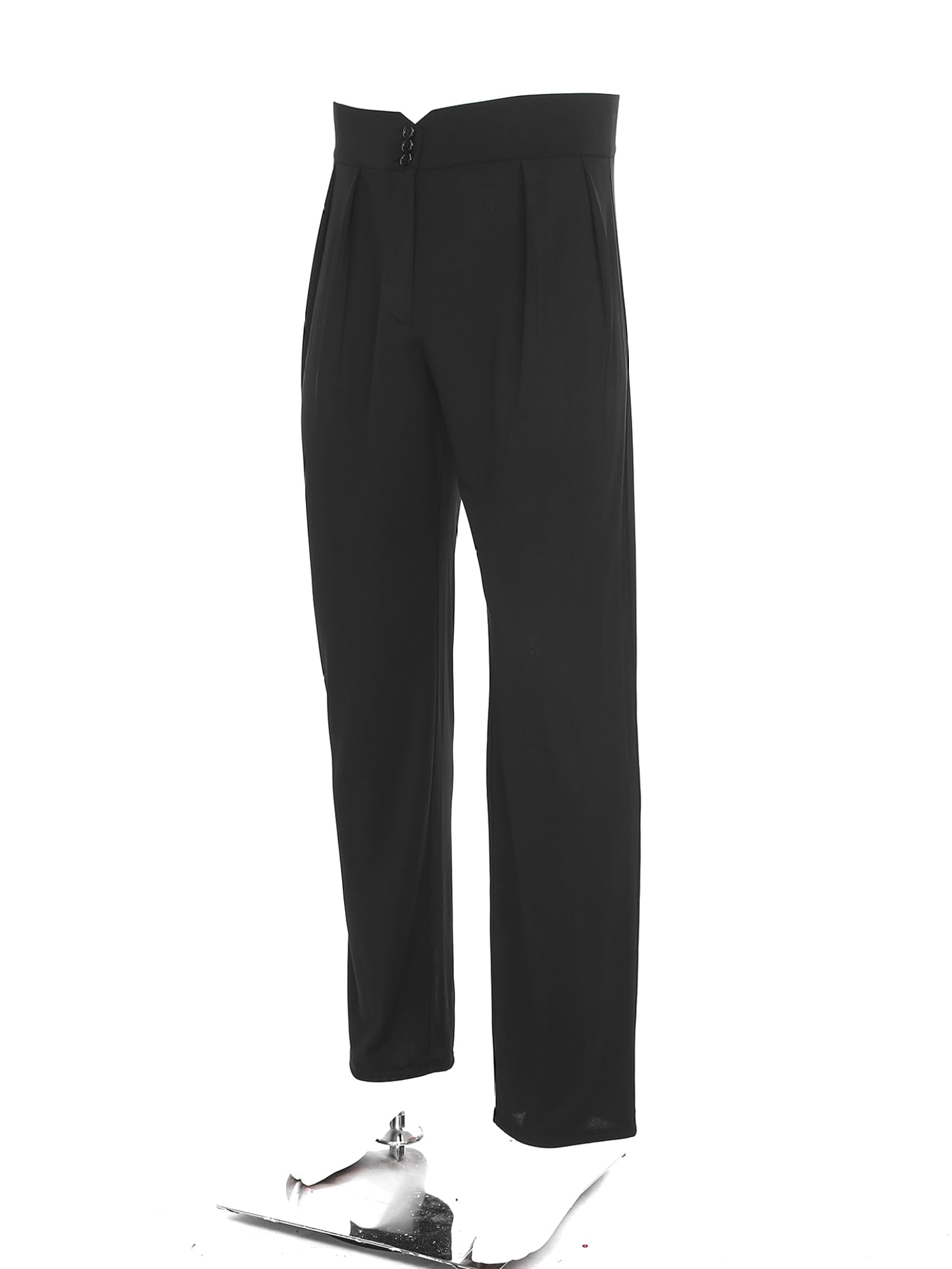 Pantalon Long Homme Pantalon De Danse Standard Taille Haute Jazz Tango Samba Rumba Valse Vêtements De Danse