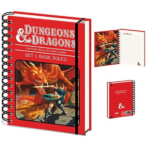 Dungeons and Dragons A5 Journal Notebook Cover