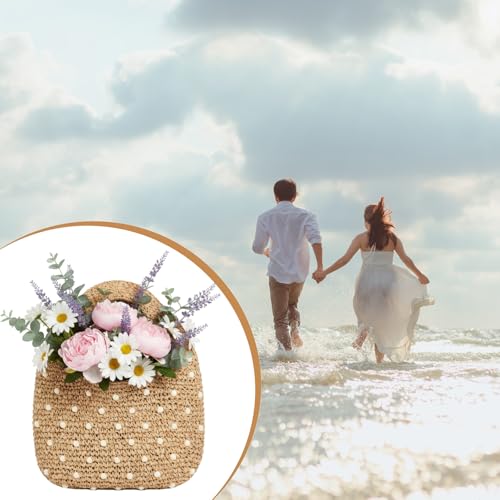 Bolso tejido de verano para mujer Thinkday miniatura 6