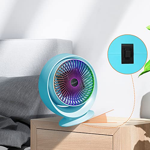 Ventilatorkachel Energiebesparend Stil, 800W PTC keramische radiator Elektrisch, draagbaar staand apparaat Verwarmingsradiator, snel opwarmende ventilatorkachel voor tafels, slaapkamers, kantoor - Afbeelding 6