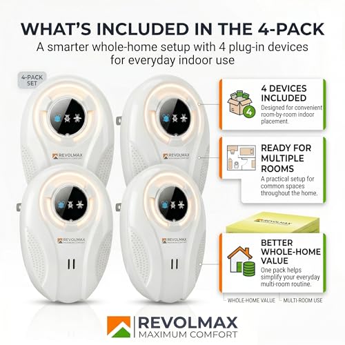 Image of ZRM-27, Ultrasonic Pest Control Repeller - Electronic & Ultrasound, Indoor Plug-in Repellent - Get rid of - Rodents, Mice, Squirrels, Bats, Insects, Bed Bugs, Ants, Fleas, Spiders, Roaches (4 Pack)
