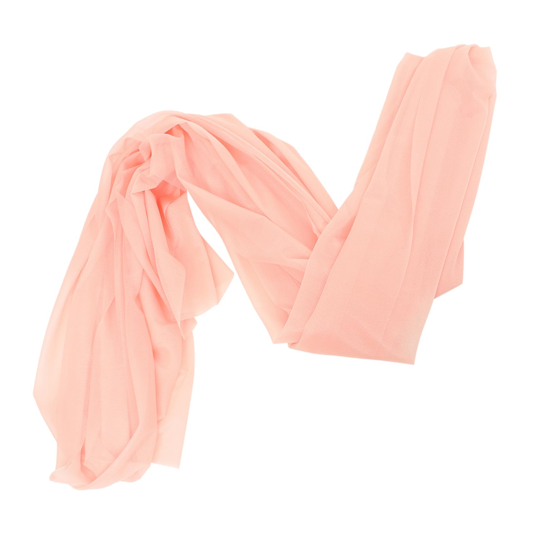 VICASKY 4 Stück Hochzeitsbogen Deko Halbtransparente Voile Drapierung Leicht Elegant für Feier Zeremonie Hintergrund und Decke Rosa Tüll Stoff