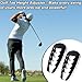 2pcs Golf Tee Height Tool Adjustable T Height Setup - Outdoor Golf Training Aid Precision Tee Height Setter for Consistent and Precise Shots