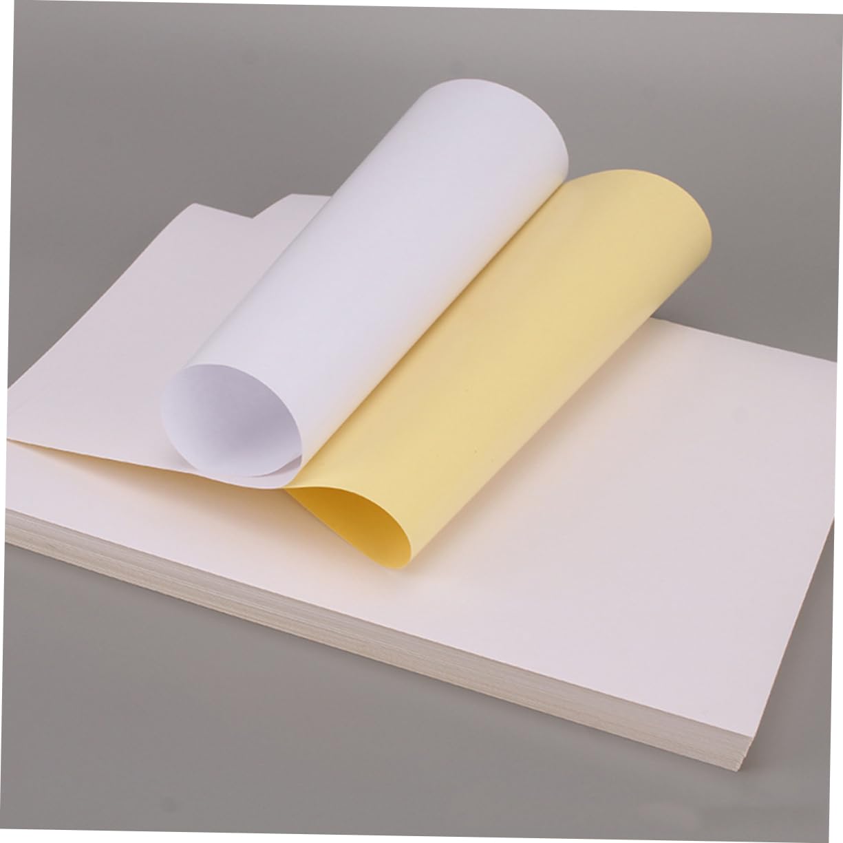Papel de Etiquetas A4 100 Hojas Blanco Adhesivo para Imprimir