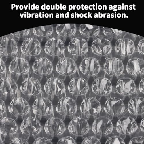 APACALI 100 Stück Luftpolsterfolie Tüten, 20x25CM Luftpolstertaschen, Bubble Wrap Bags, Luftpolsterfolienbeutel, Luftpolstertaschen Knallfolie für Umzug und Versand Verpackung