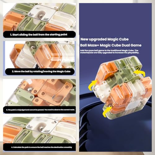 Puzzle de boule de labyrinthe 3d idée cadeau originale et ludique