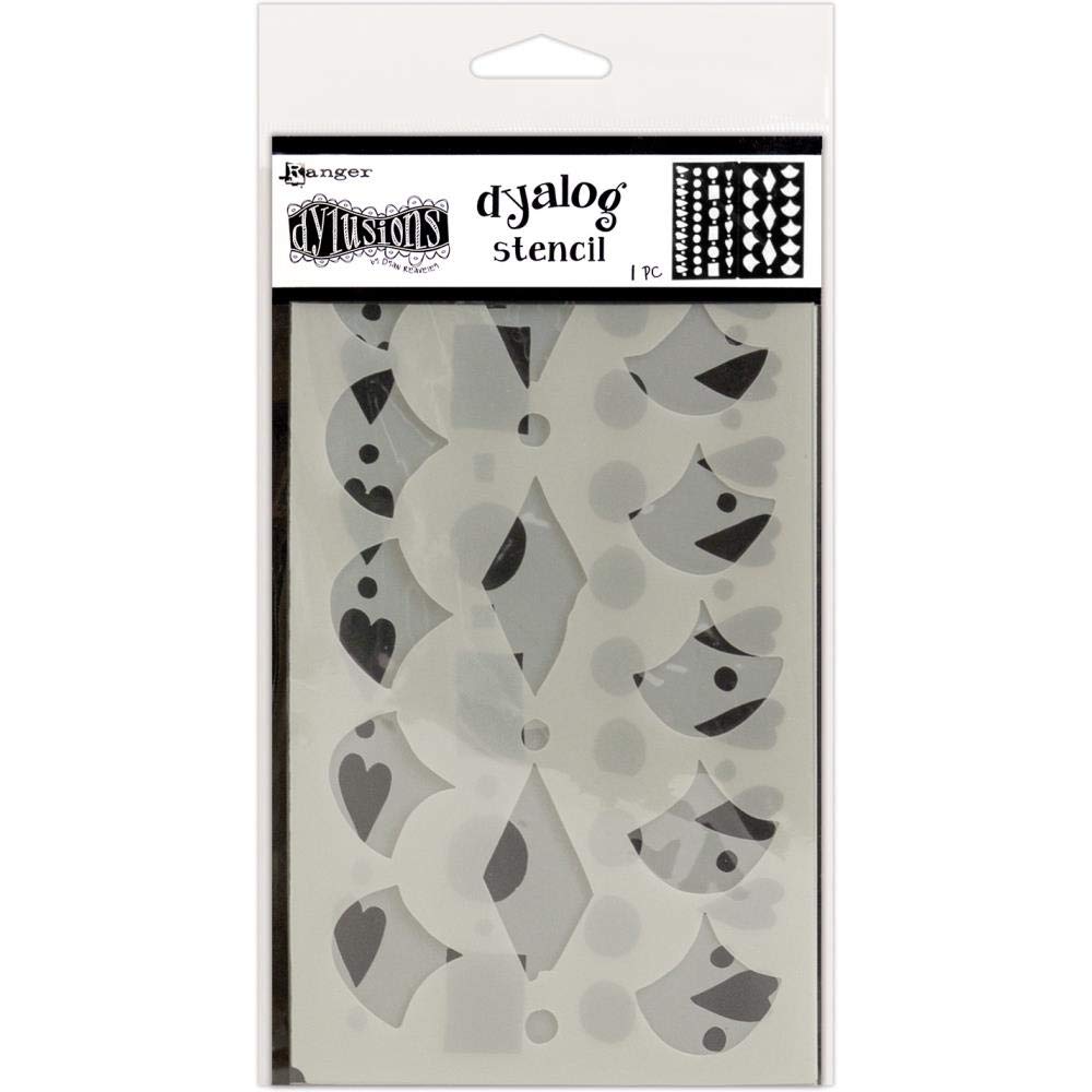 Dyan Reaveley's Dyalog Stencils Set 2 - Border It Too, Doodle It Too & Stencil It Too - 3 Items