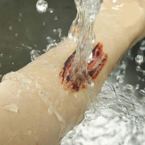 Tatuajes temporales de Halloween maquillaje de zombi herida de cicatrices calcomanĂas de tatuaje de sangre para niños mujeres y hombres fiesta de Tatuajes temporales de Halloween maquillaje de zombi herida de cicatrices calcomanĂas de tatuaje de sangre para niños mujeres y hombres fiesta de