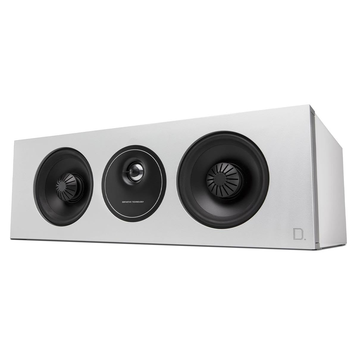 Definitive Technology Demand Series D5c 2-Way Center Channel Speaker | Superior Vocal Reproduction for Music & Movies | White, 25- inch (MGAB)