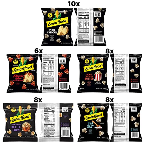 Smartfood Popcorn Variety Pack, 0.5 Ounce (Pack of 40) The Home