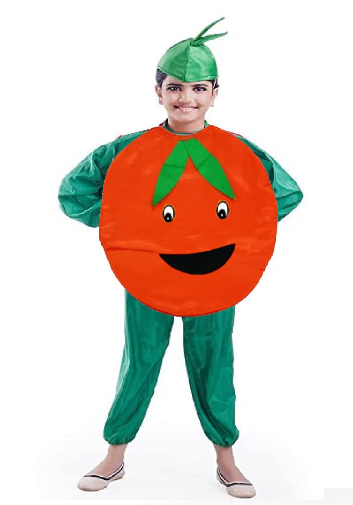 Urika Fruits and vegetable fancy Dress costume for Kids Costume Wear cutout with Jumpsuit (Tomato 4-6Years Red) (B0D818HF9W) Amazon Price History, Amazon Price Tracker