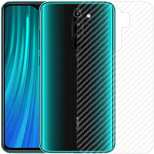 Image of Compatible with Redmi Note 8 Pro Back Screen Protective Film Carbon Fiber Skin Transparent Screen Guard Sticker
