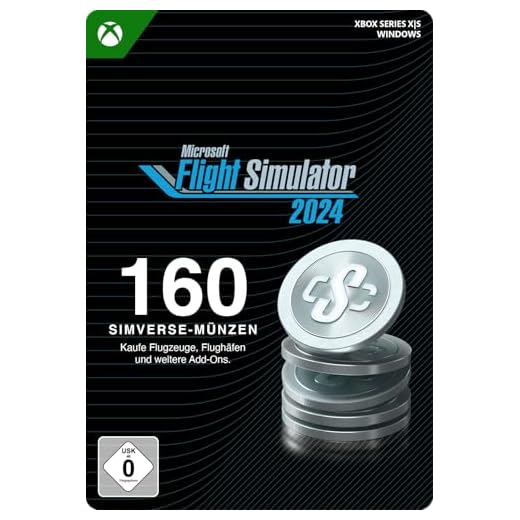 Microsoft Flight Simulator 2024 160 Simverse Coins | Xbox Series X|S - Download Code