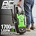 Greenworks 1700 PSI 1.2 GPM Pressure Washer (Upright Hand-Carry) PWMA Certified