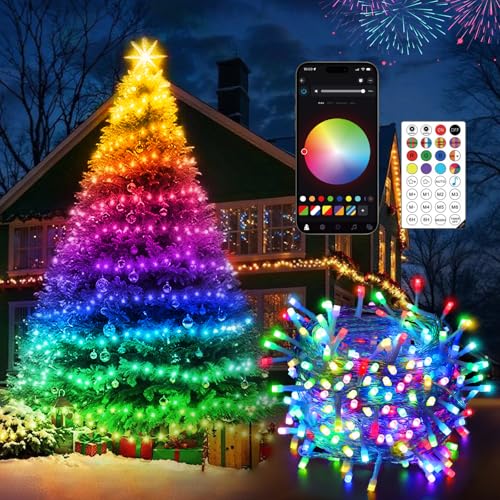 Quntis Luci Natale 30M 300 LED con Telecomando e Controllo...