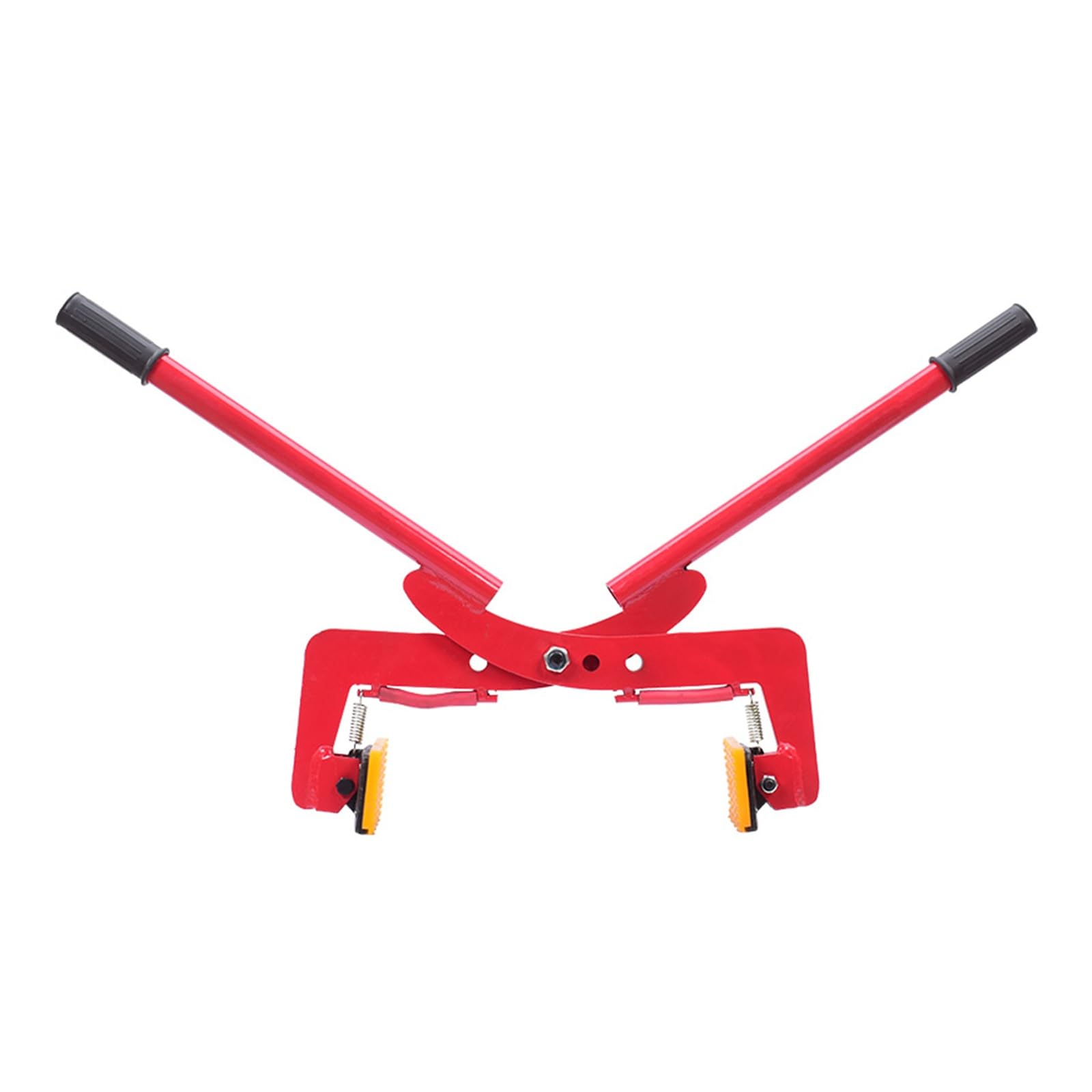 Double Handed Stone Carrying Clamps, Adjustable Opening Curb Clamp - Bricks/Quartz Stone/Granite Slab Grabber, Lifting Tool with Anti-Slip Chuck & Handle(Opening 8-24 cm(3.1-9.4 in))