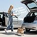 HOMEPEDIA Metal Car Dog Barrier for Small to Medium Dog,Hard to Climb Over,Durable Pet Barrier for Car,Elastic Ropes & Buckle Straps Firmly Fixed,Easy Installation,Limited Lifetime Warrnaty