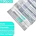 100 Pack 21Ga 1 Inch Sterile Disposable Injection Needle with Cap for Scientific and Industrial Dispensing Needl Accessories (21Ga)